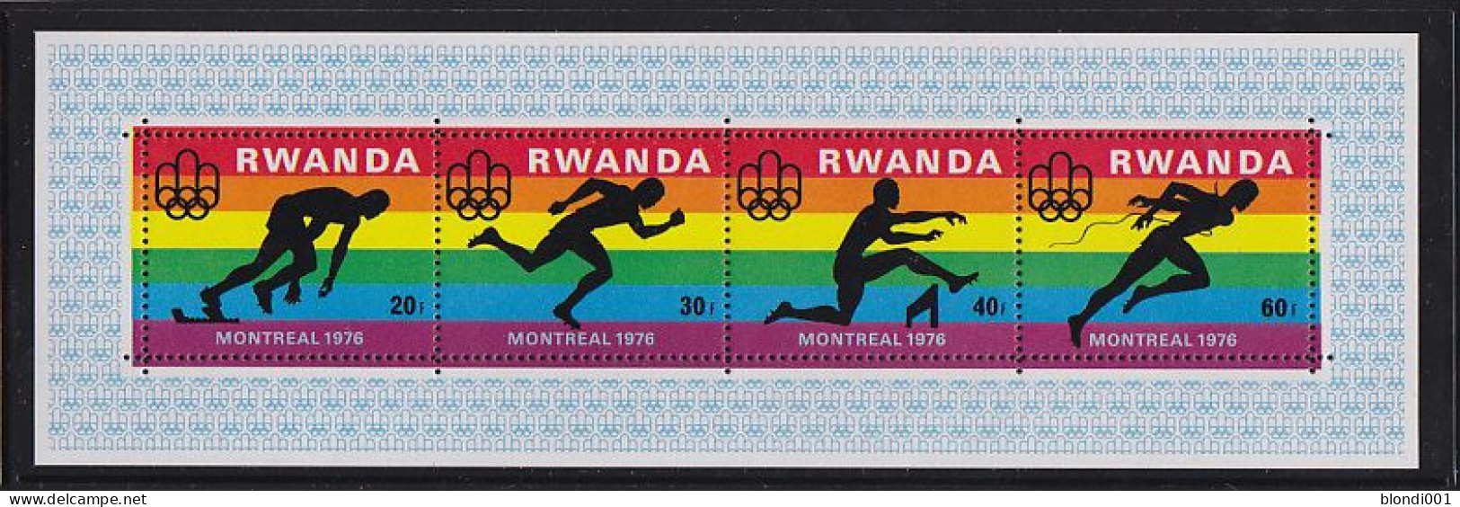 Olympics 1976 - Athletics - RWANDA - S/S MNH - Summer 1976: Montreal