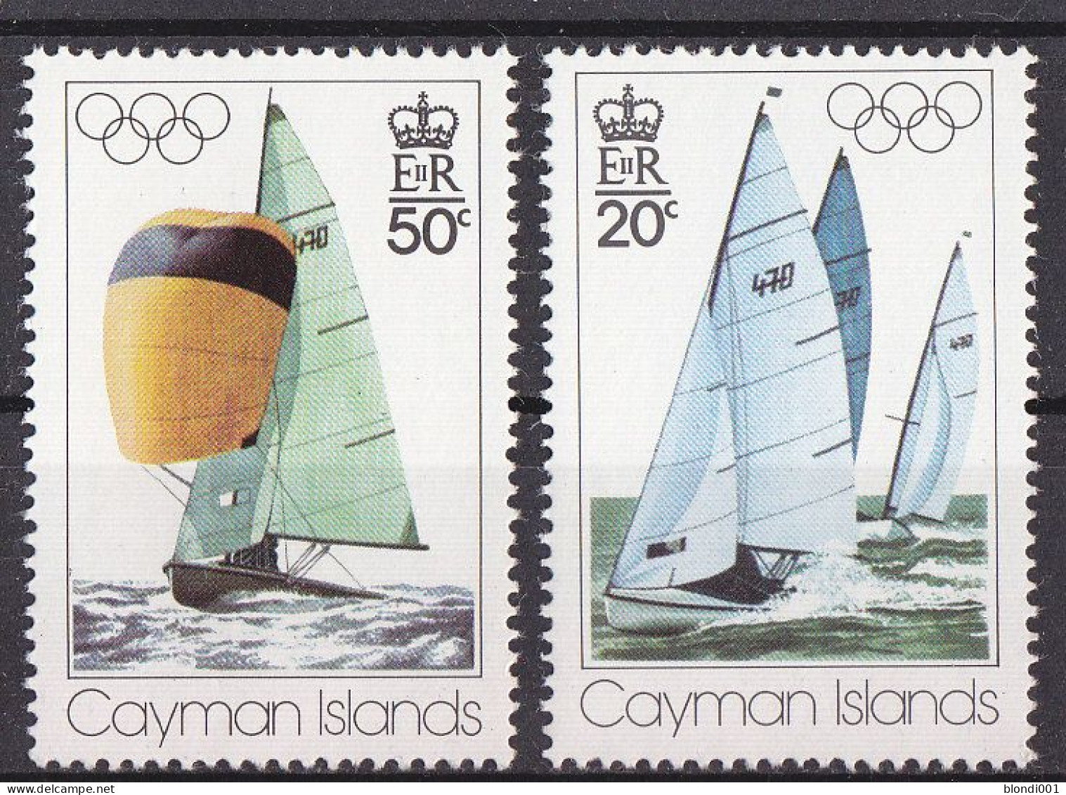 Olympics 1976 - Sailing - CAYMAN ISLANDS - Set MNH - Estate 1976: Montreal