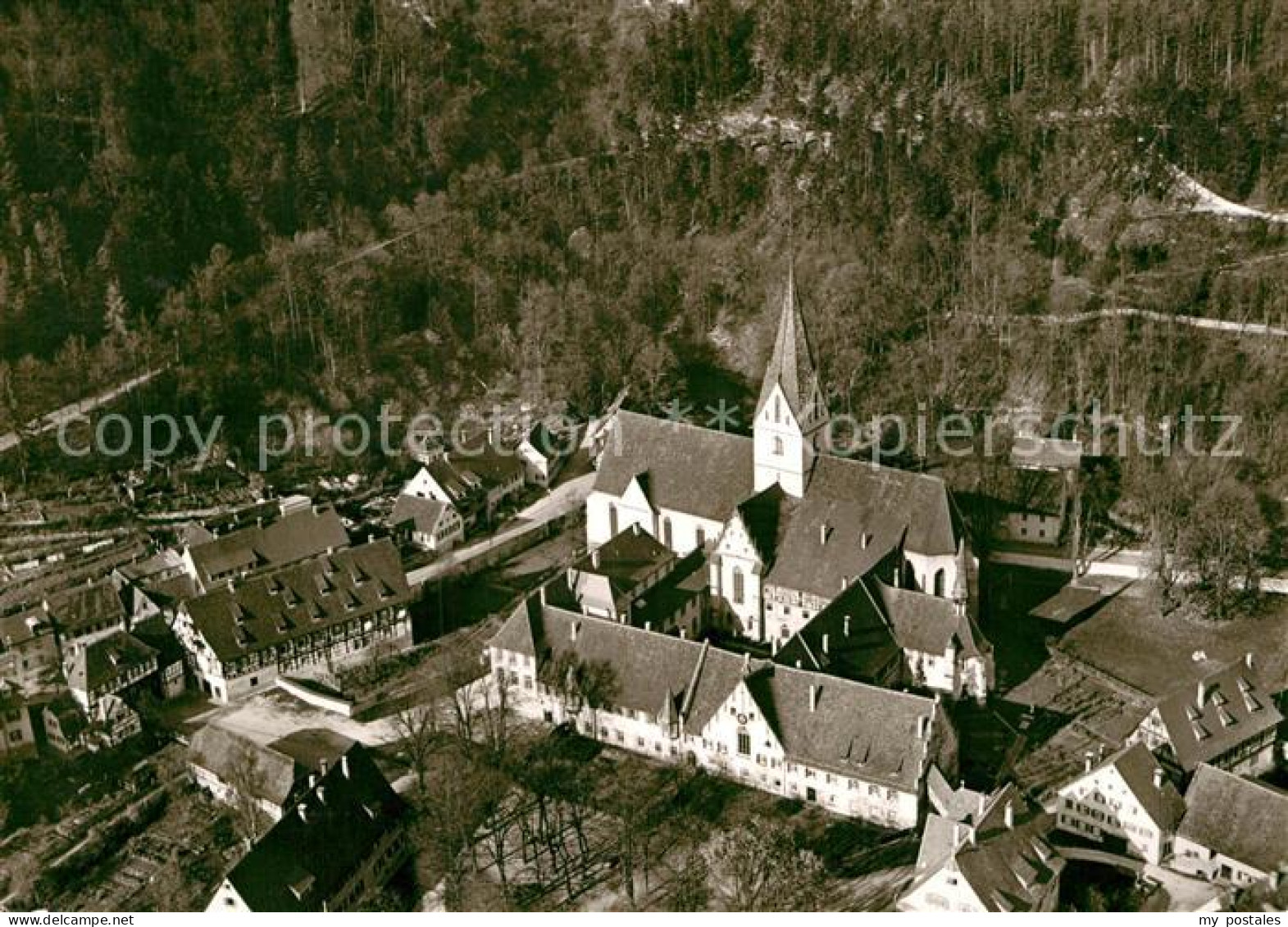 72938303 Blaubeuren Kloster Fliegeraufnahme Blaubeuren - Blaubeuren