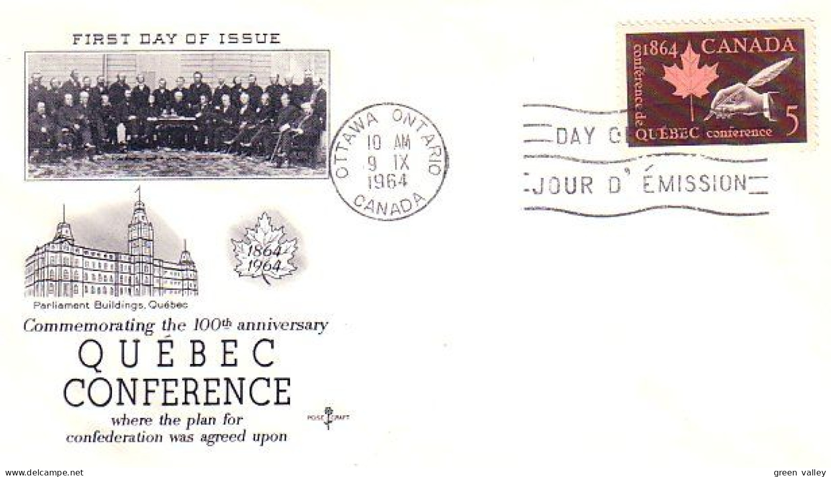 Canada Conference Quebec FDC ( A70 644) - 1961-1970