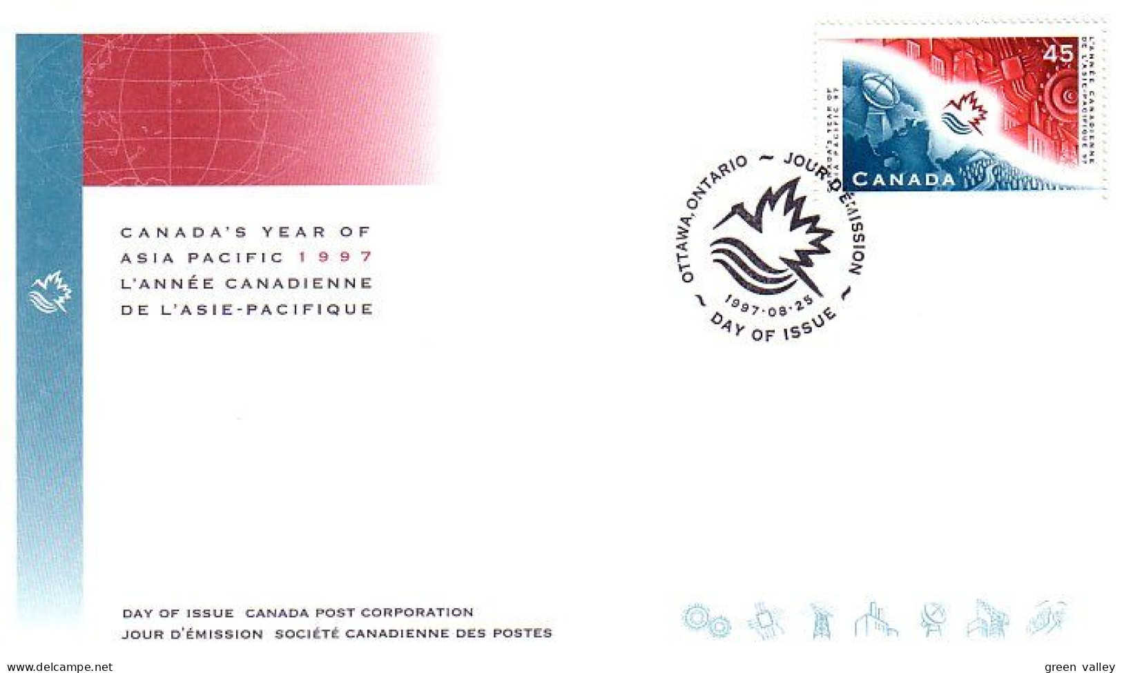 Canada Asia-Pacifique FDC ( A70 475) - 1991-2000