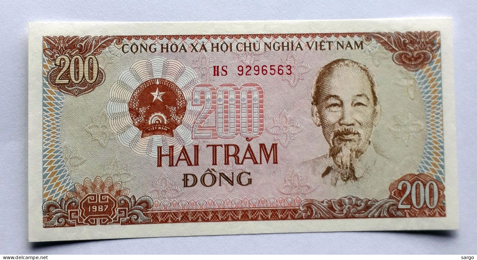 VIETNAM - 200 DONG - P 100  (1987) - UNC - BANKNOTES - PAPER MONEY - CARTAMONETA - - Viêt-Nam