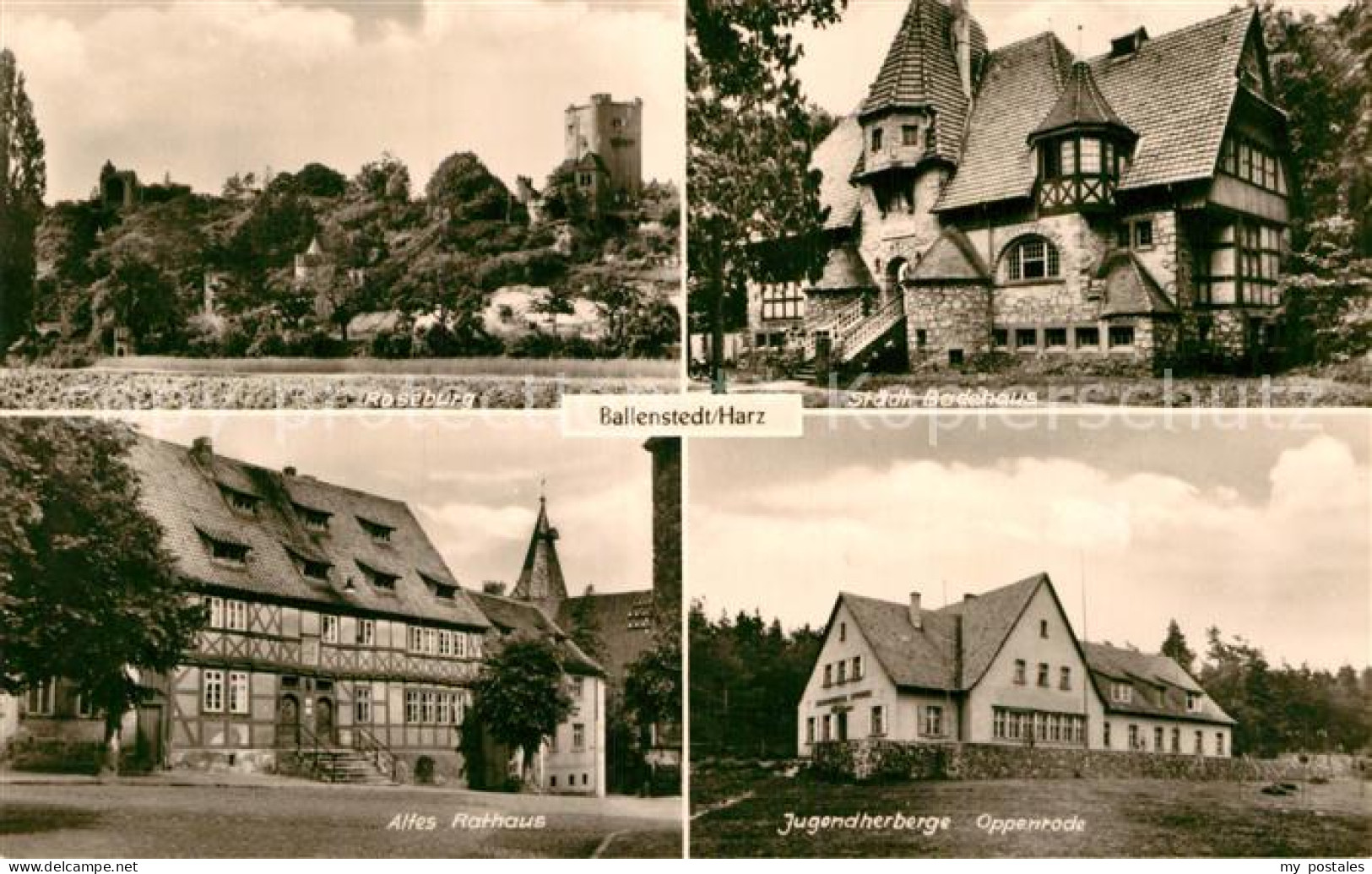 72937620 Ballenstedt Altes Rathaus Roseburg Jugendherberge Oppenrode  Ballensted - Ballenstedt