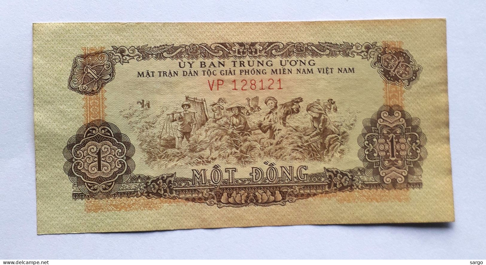 SOUTH VIETNAM - 1 DONG - PR 4  (1968) - VF - BANKNOTES - PAPER MONEY - CARTAMONETA - - Vietnam
