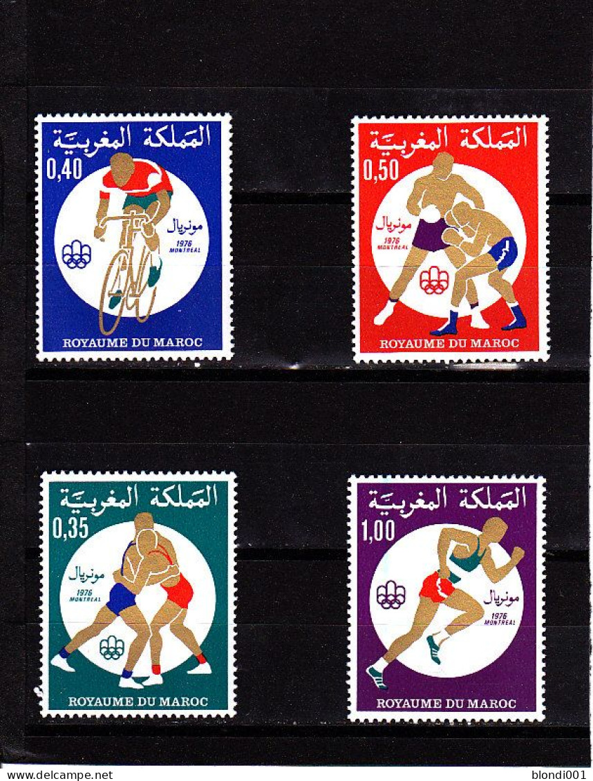 Olympics 1976 - Cycling - MAROCCO - Set MNH - Summer 1976: Montreal