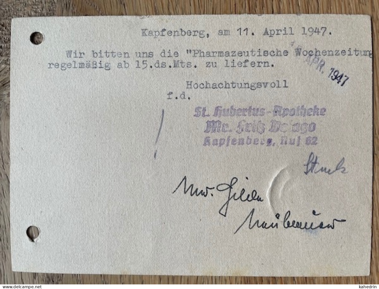 Österreich / Austria 1947, Plattenfehler / Druckzufälligkeit Mi. # 744: Im Rasen Am Baumstam Ein Kleines Dreieck - Varietà & Curiosità