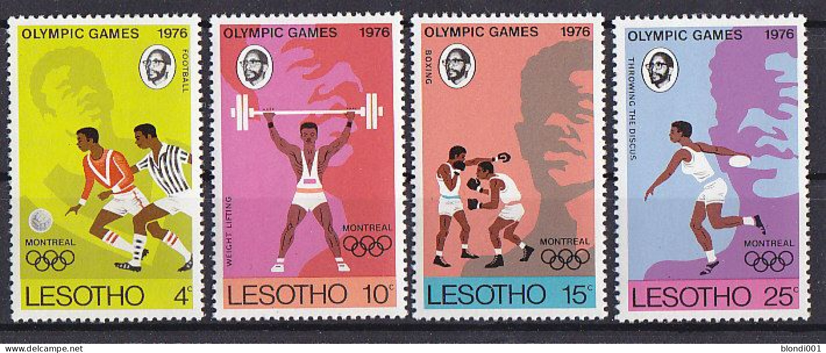 Olympics 1976 - Cycling - LESOTHO - Set MNH - Ete 1976: Montréal