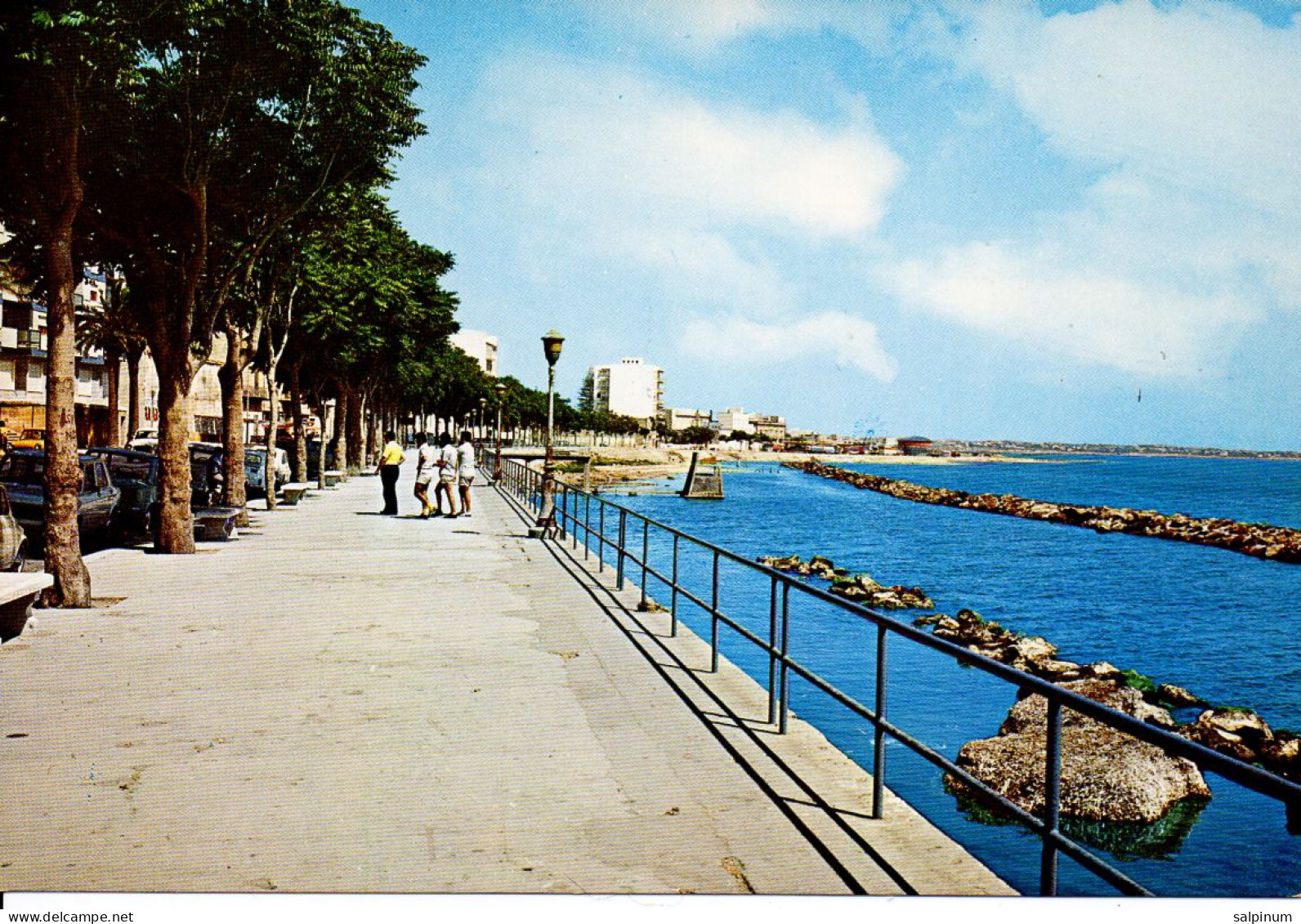 Mazzara Del Vallo, Lungomare Mazzini, ANIMATA -  Viag. 1972 - Mazara Del Vallo