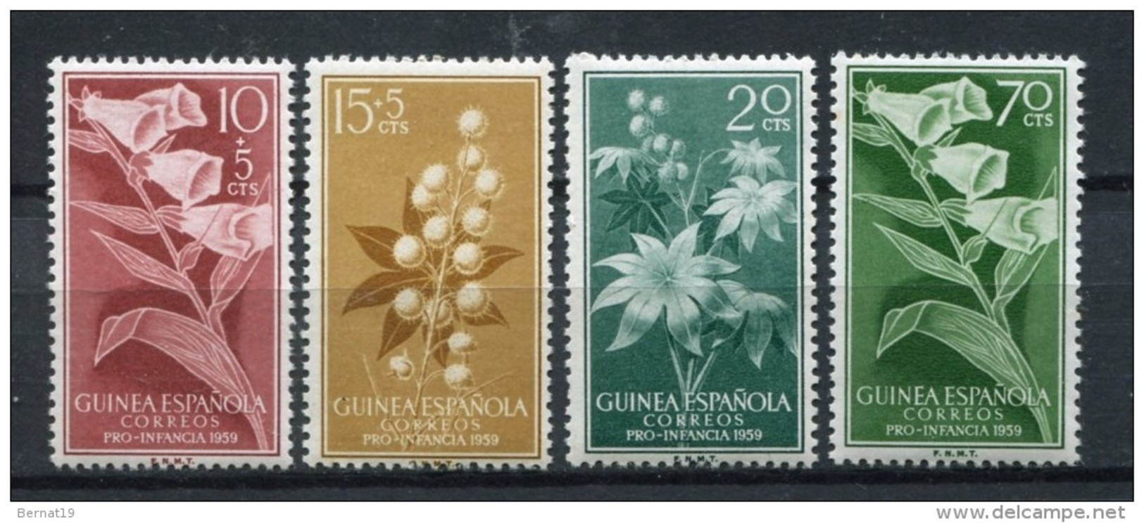 Guinea Española 1959. Edifil 391-94 ** MNH. - Guinée Espagnole