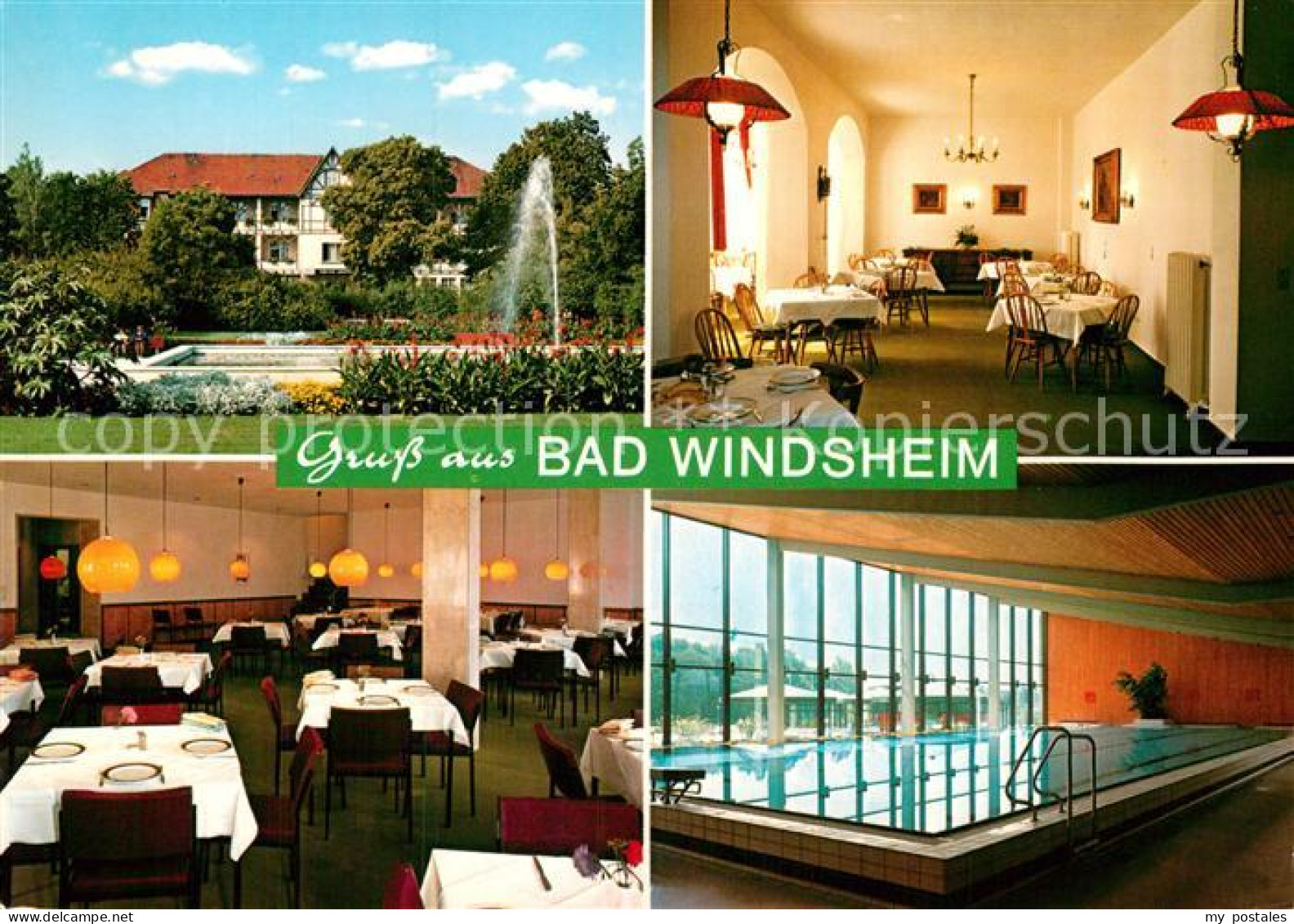 72937342 Bad Windsheim Kurklinik Augustinum Speisesaal Sole Hallenbad Bad Windsh - Bad Windsheim