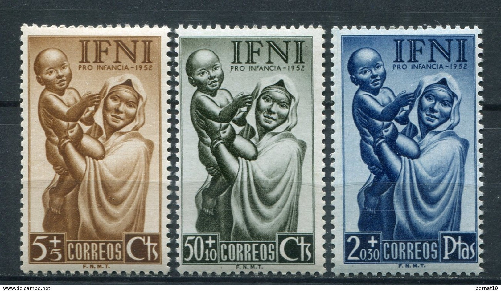 Ifni 1952. Edifil 79-81 ** MNH. - Ifni