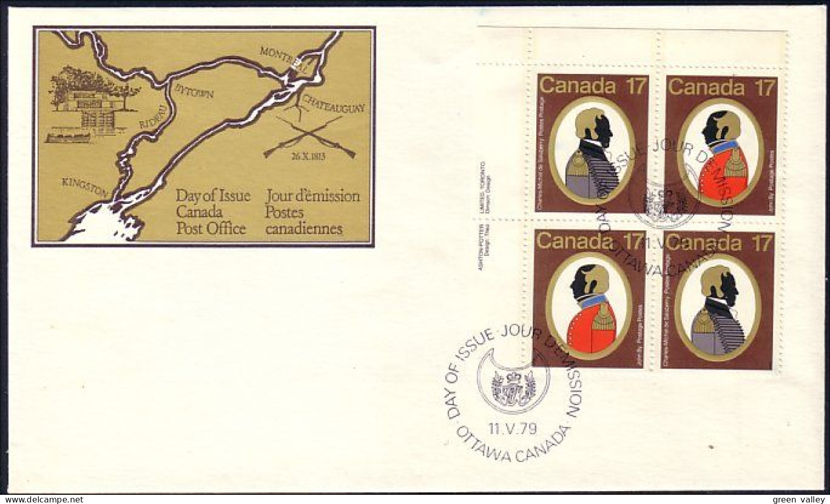 Canada Salaberry John By Bloc Coin FDC Cover ( A72 287) - 1971-1980