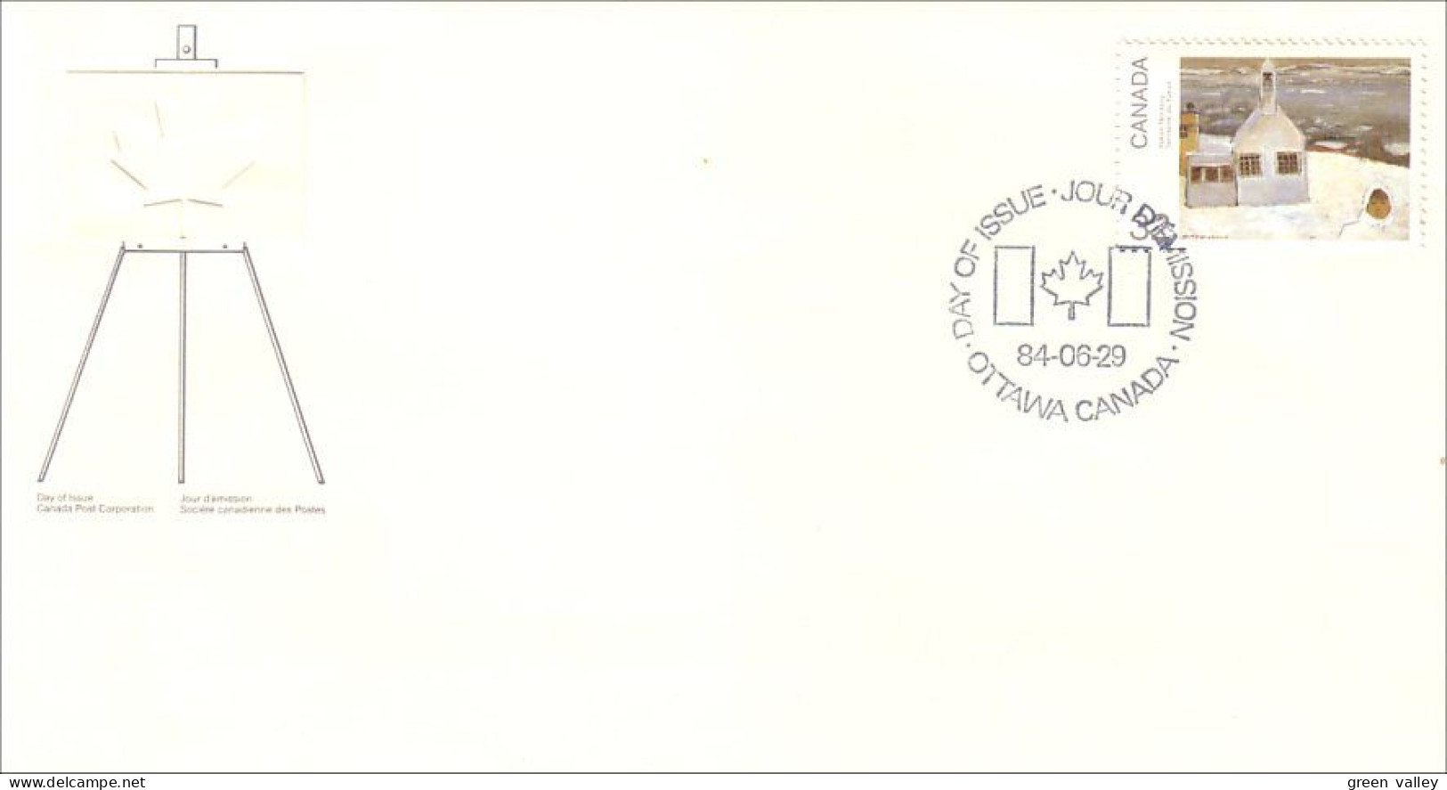 Canada Eglise Yukon Church FDC Cover ( A72 213) - 1981-1990