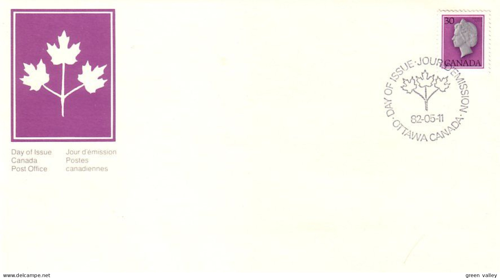 Canada 30c Violet FDC Cover ( A72 198) - 1981-1990