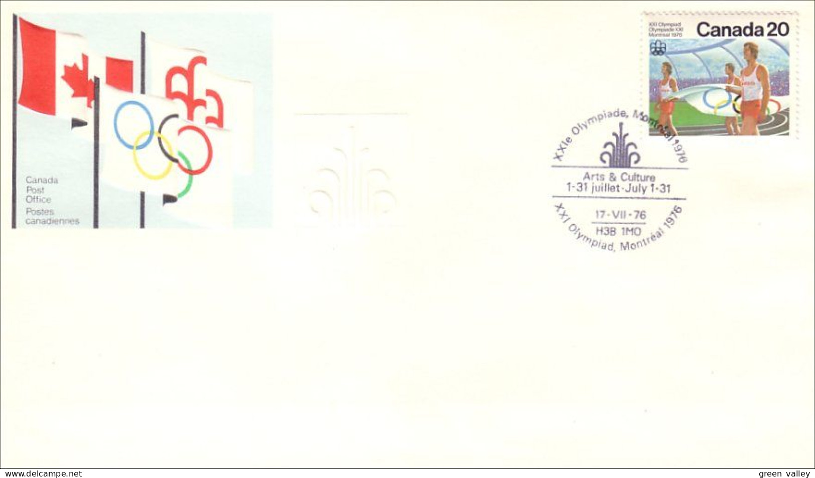 Canada Montreal Olympics FDC Cover ( A72 151) - Ete 1976: Montréal