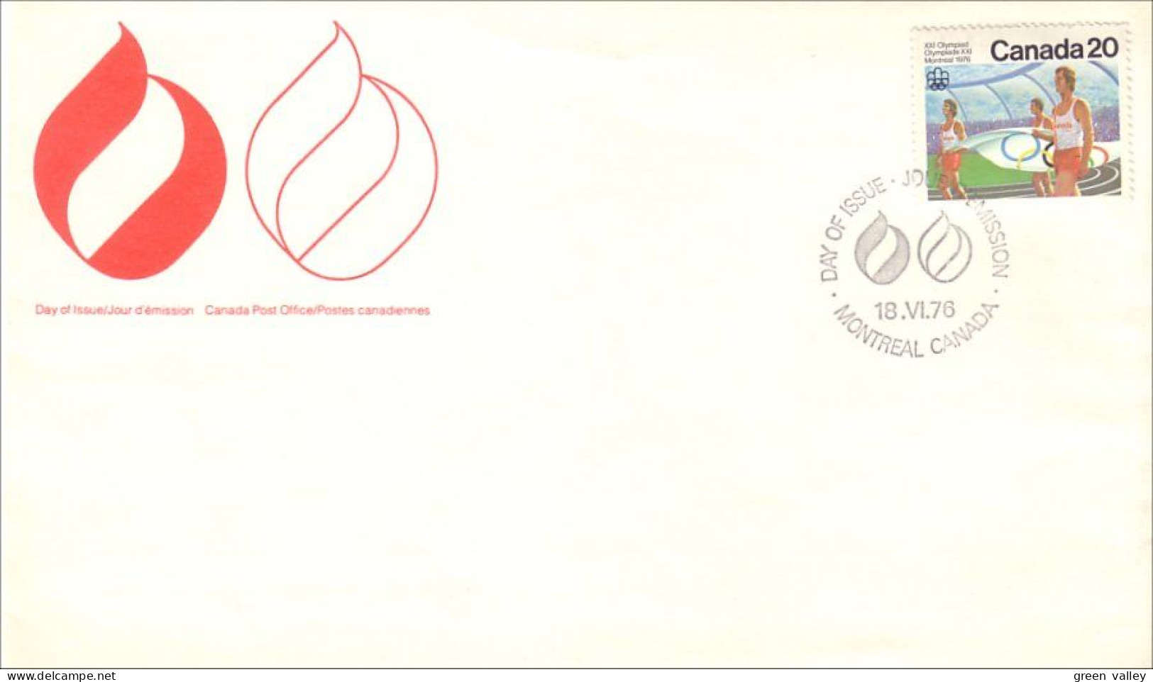 Canada Montreal Olympics FDC Cover ( A72 148) - Ete 1976: Montréal