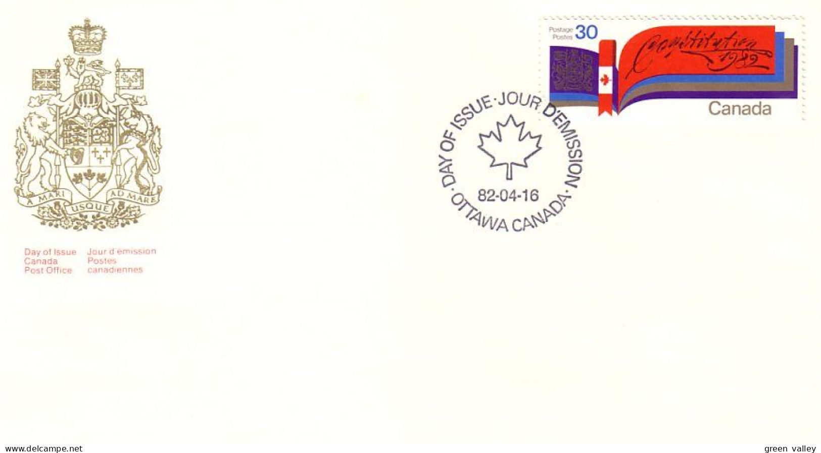 Canada Constitution FDC Cover ( A72 260) - 1981-1990