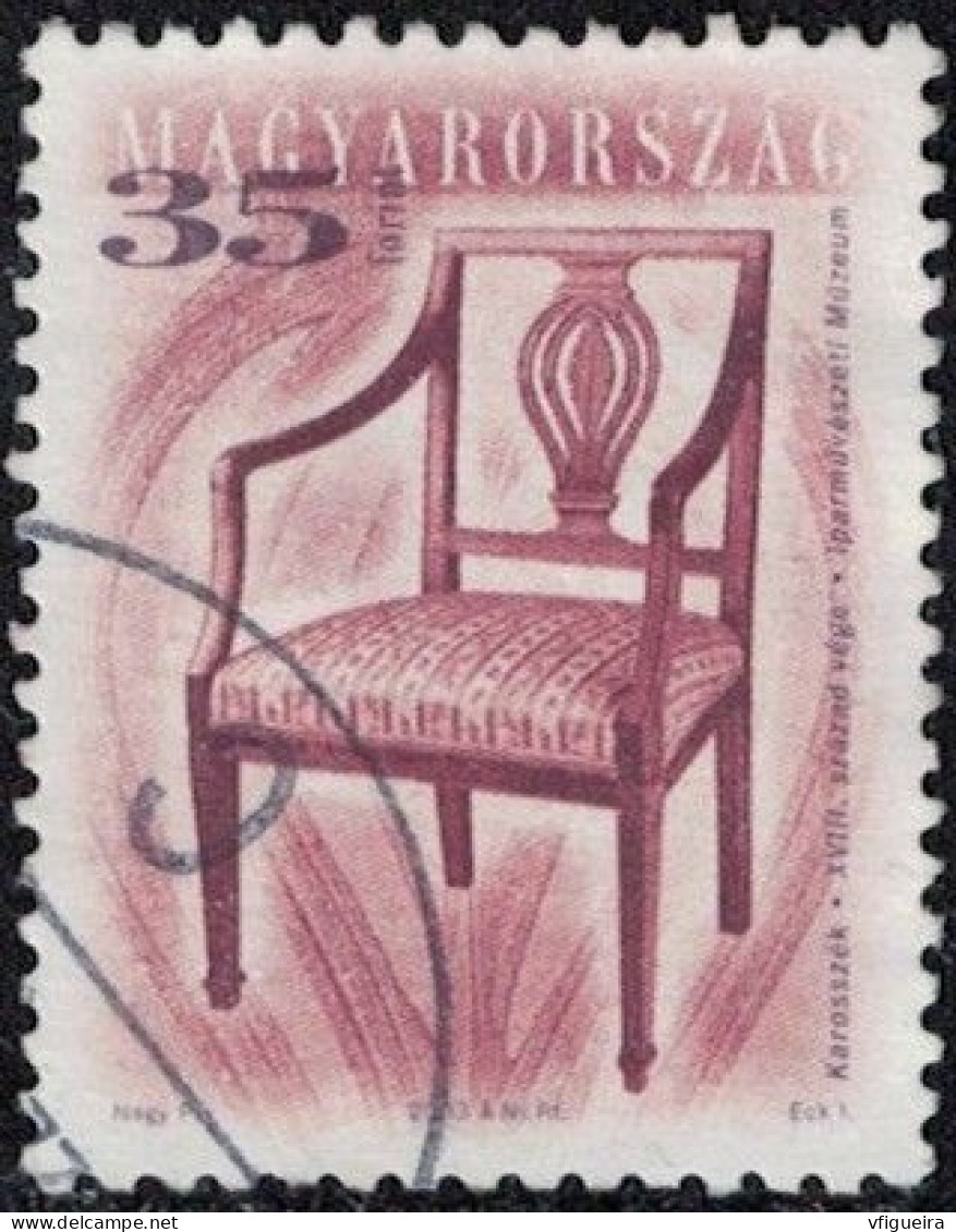 Hongrie 2003 Oblitéré Used Mobilier Armchair Fauteuil Chaise Avec Accoudoirs Y&T HU 3871 SU - Used Stamps