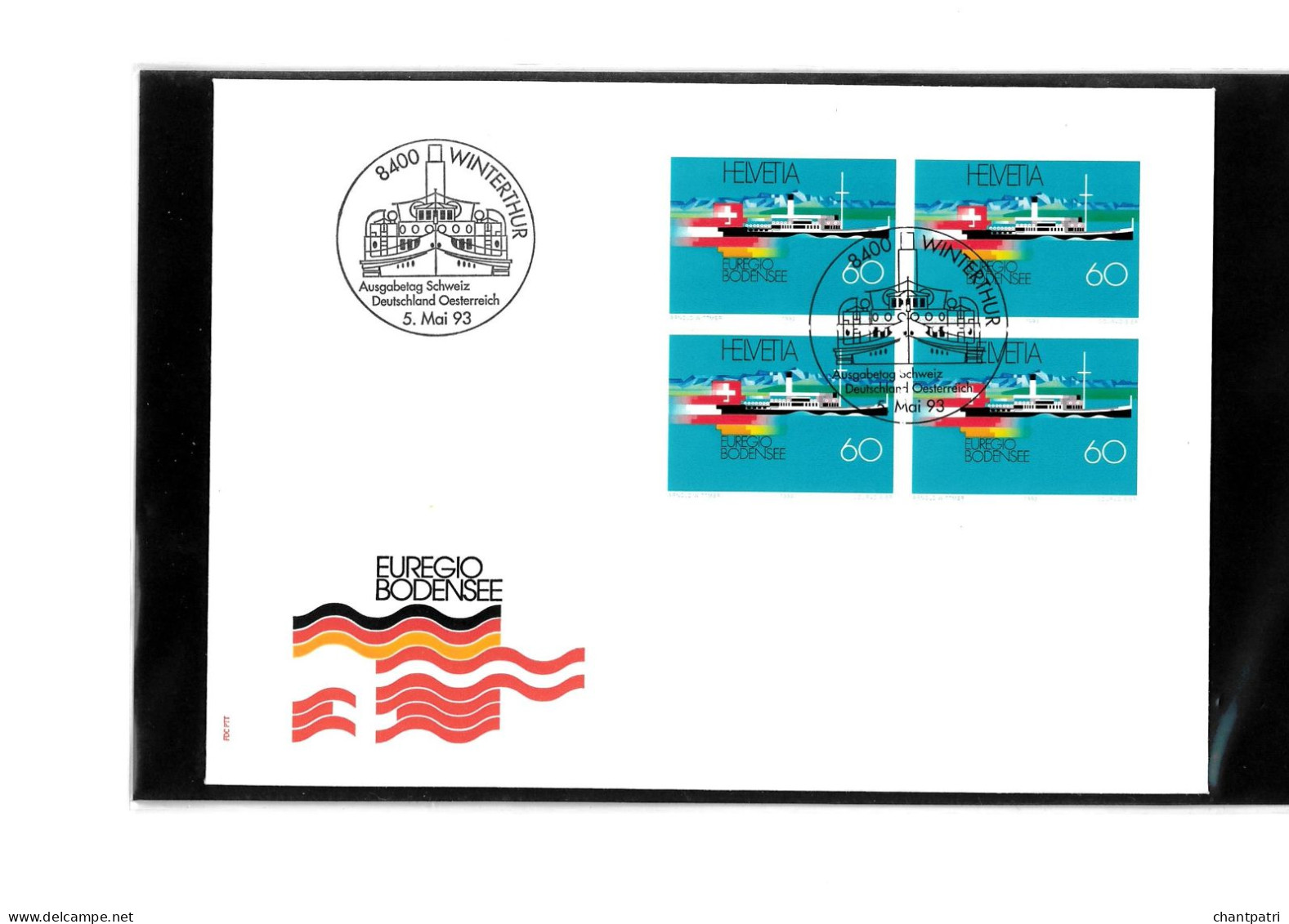 8400 Winterthur - Euregio Bodensee - 05 05 1993 - Beli FDC 056 - Lettres & Documents