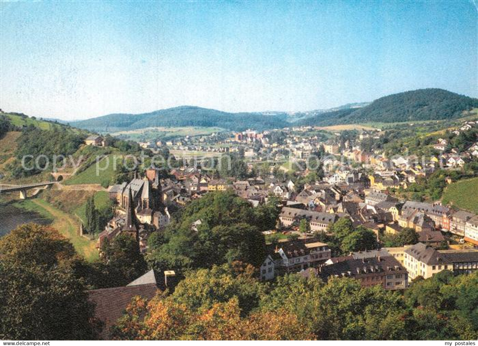 72936550 Saarburg Saar Stadtpanorama Saarburg - Saarburg