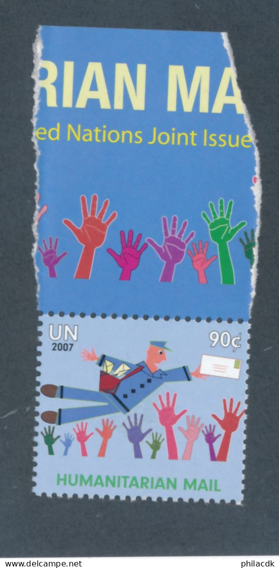NATIONS UNIES NEW YORK - N° 1039 NEUF** SANS CHARNIERE AVEC BORD DE FEUILLE - 2007 - Unused Stamps