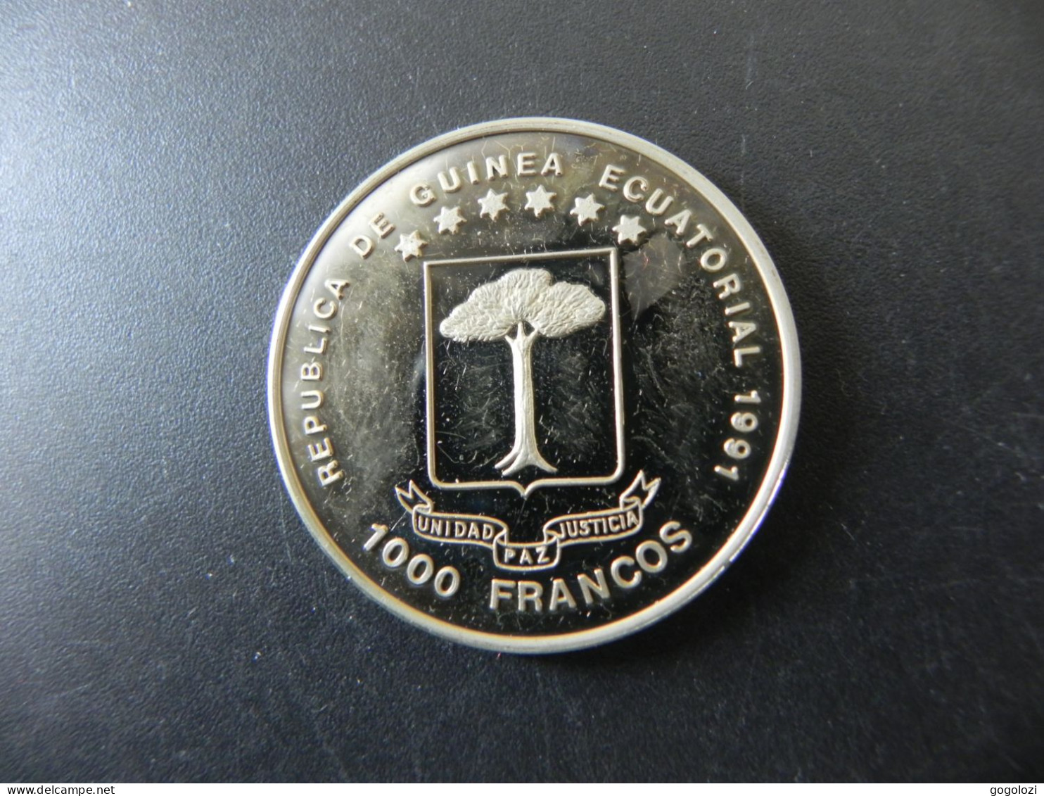 Equatorial Guinea 1000 Francos 1991 - 200 Anniversary Brandenburger Tor Berlin 1791 - 1991 - Guinea Ecuatorial