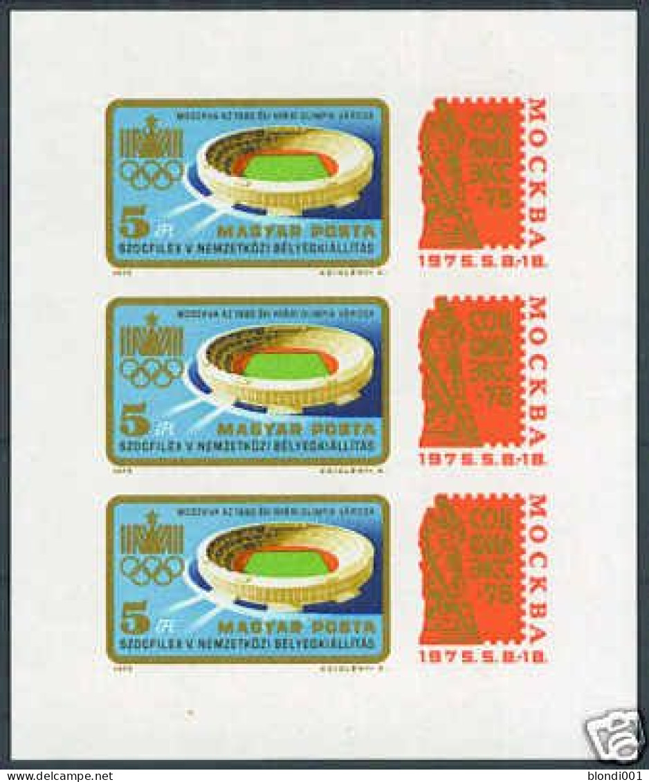 Olympics 1976 - Stadion - HUNGARY - Sheet Imp. MNH - Zomer 1976: Montreal