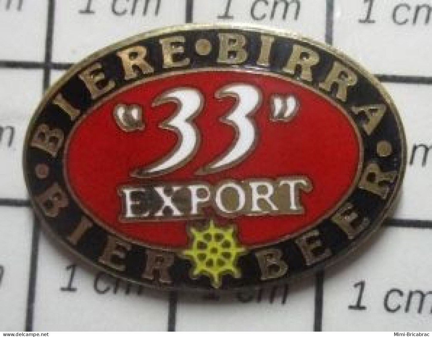 715A  Pin's Pins / Beau Et Rare / BIERES /  BIERE 33 EXPORT BEER BIRRA BIER - Bierpins