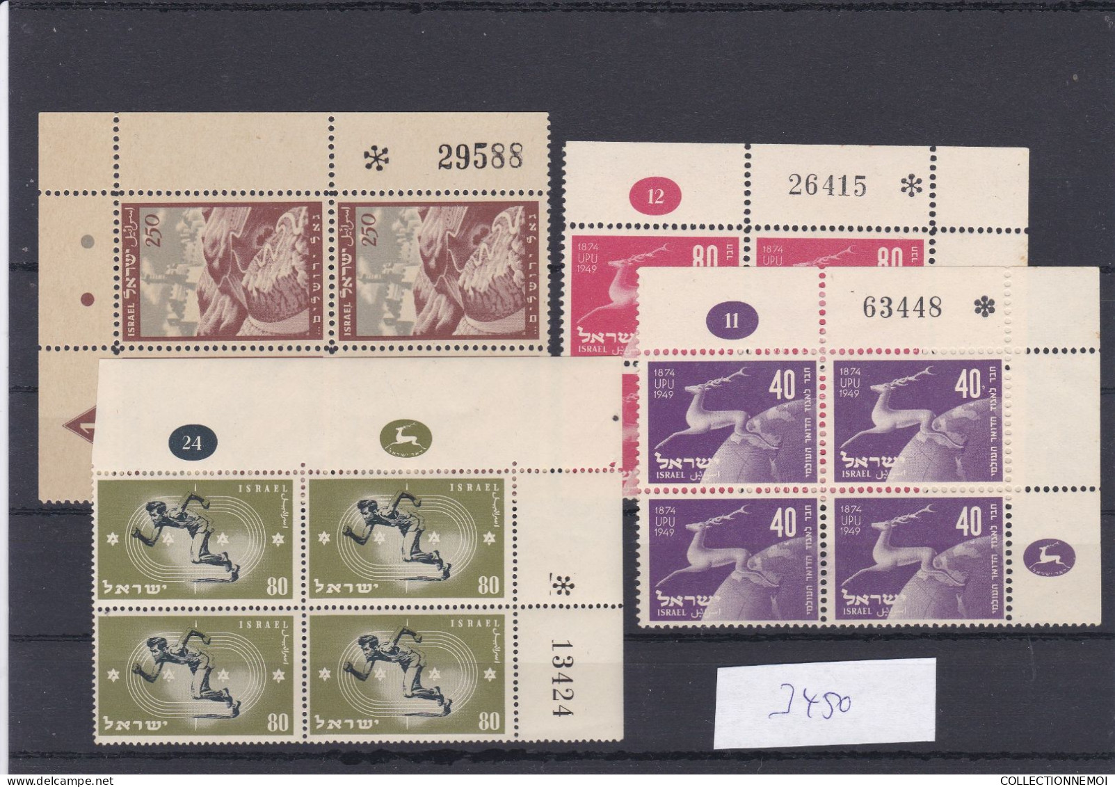 Lot De Timbres NEUFS SANS CHARNIERE GOMME D'ORIGINE,,forte Cote - Collections, Lots & Séries