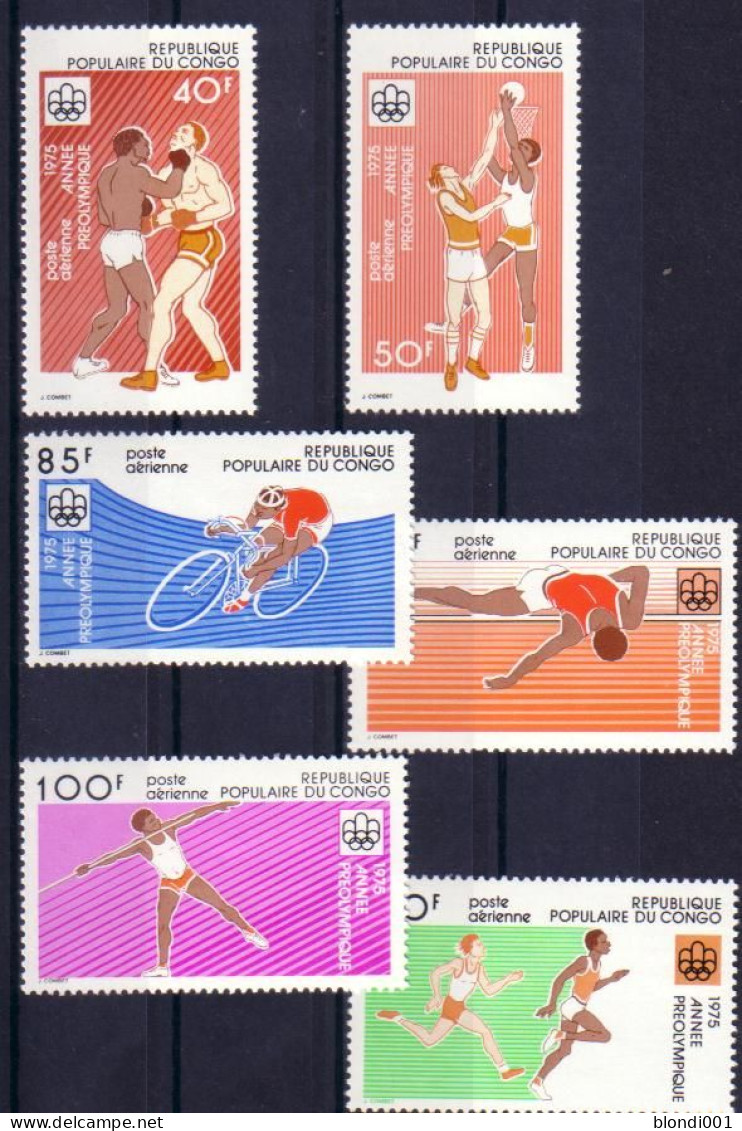 Olympics 1976 - Cycling - CONGO - Set MNH - Ete 1976: Montréal