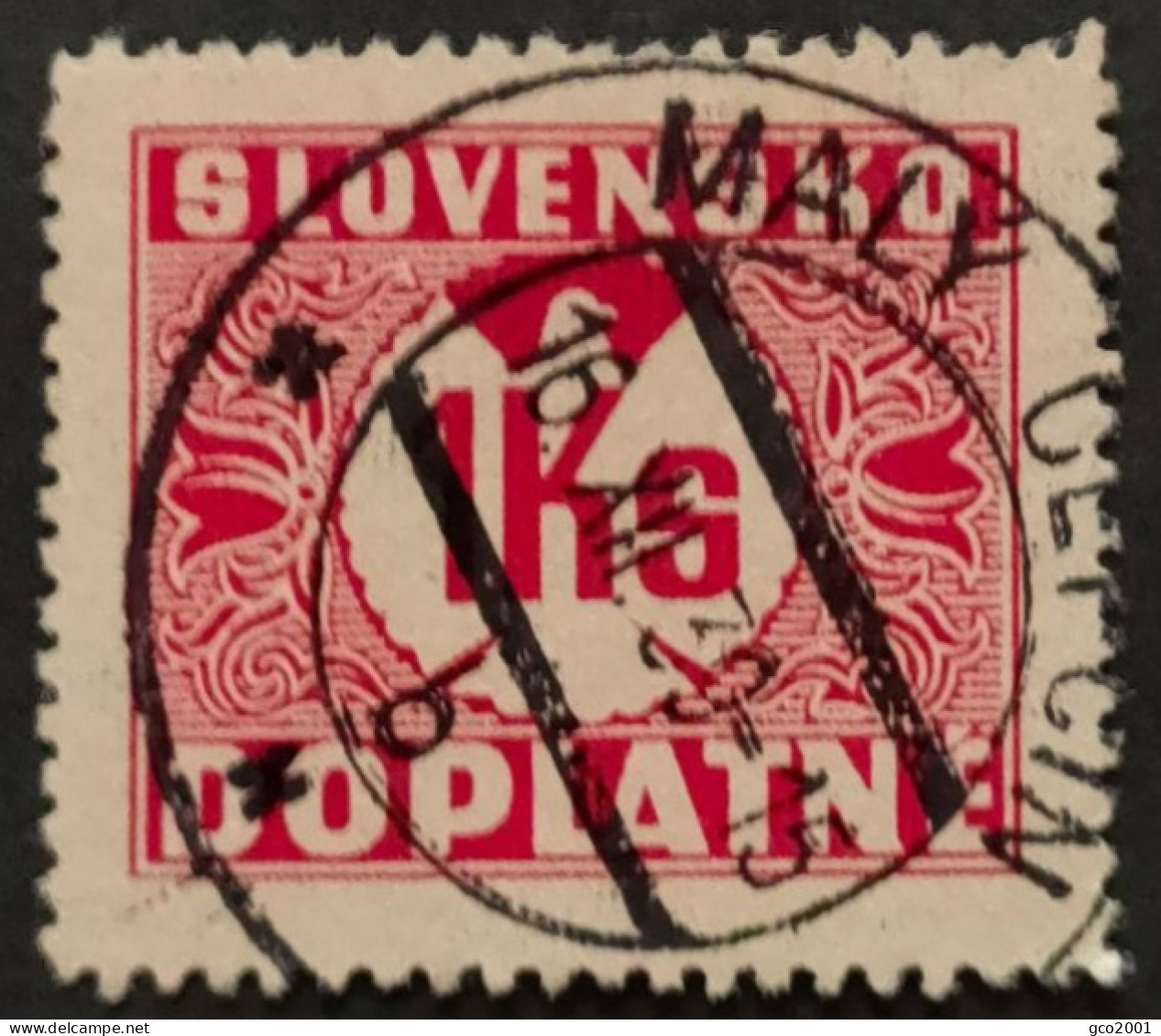 SLOVAQUIE / YT Taxe 8 / Oblitéré / Used - Used Stamps