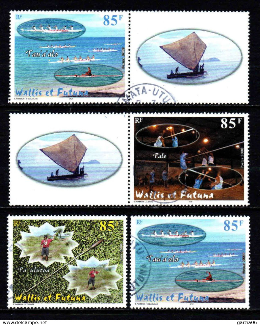 Wallis Et Futuna  - 2000  - JO De" Sydney - Tb Issus Du Bloc N° 9 - Oblit - Used - Blokken & Velletjes