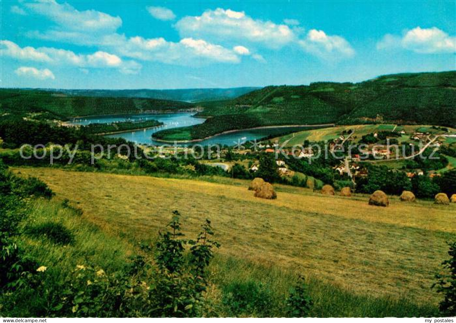 72934729 Rurberg Panorama Mit Rursee Rurberg - Simmerath