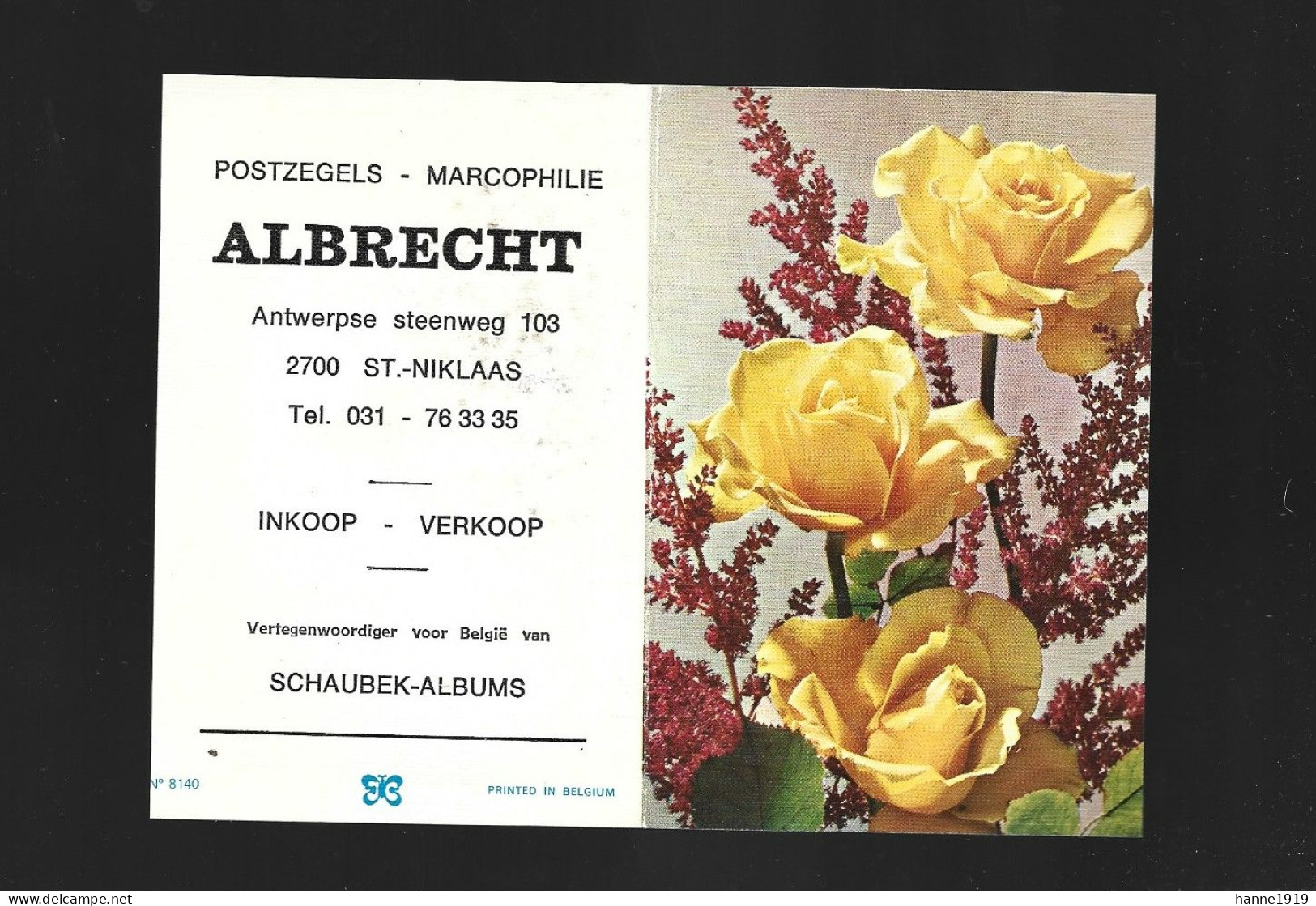 Sint Niklaas Albrecht Postzegels Schaubek Albums Kalender 1979 Calendrier Htje - Small : 1971-80