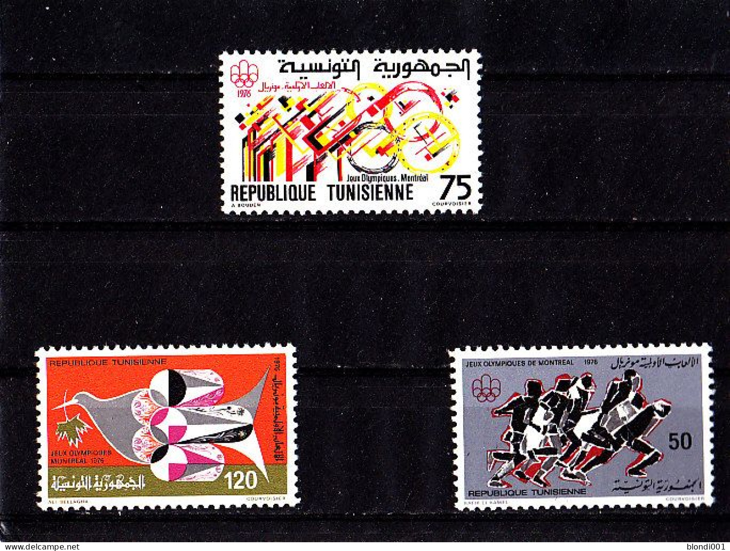 Olympics 1976 - History - TUNESIA - Set MNH - Verano 1976: Montréal