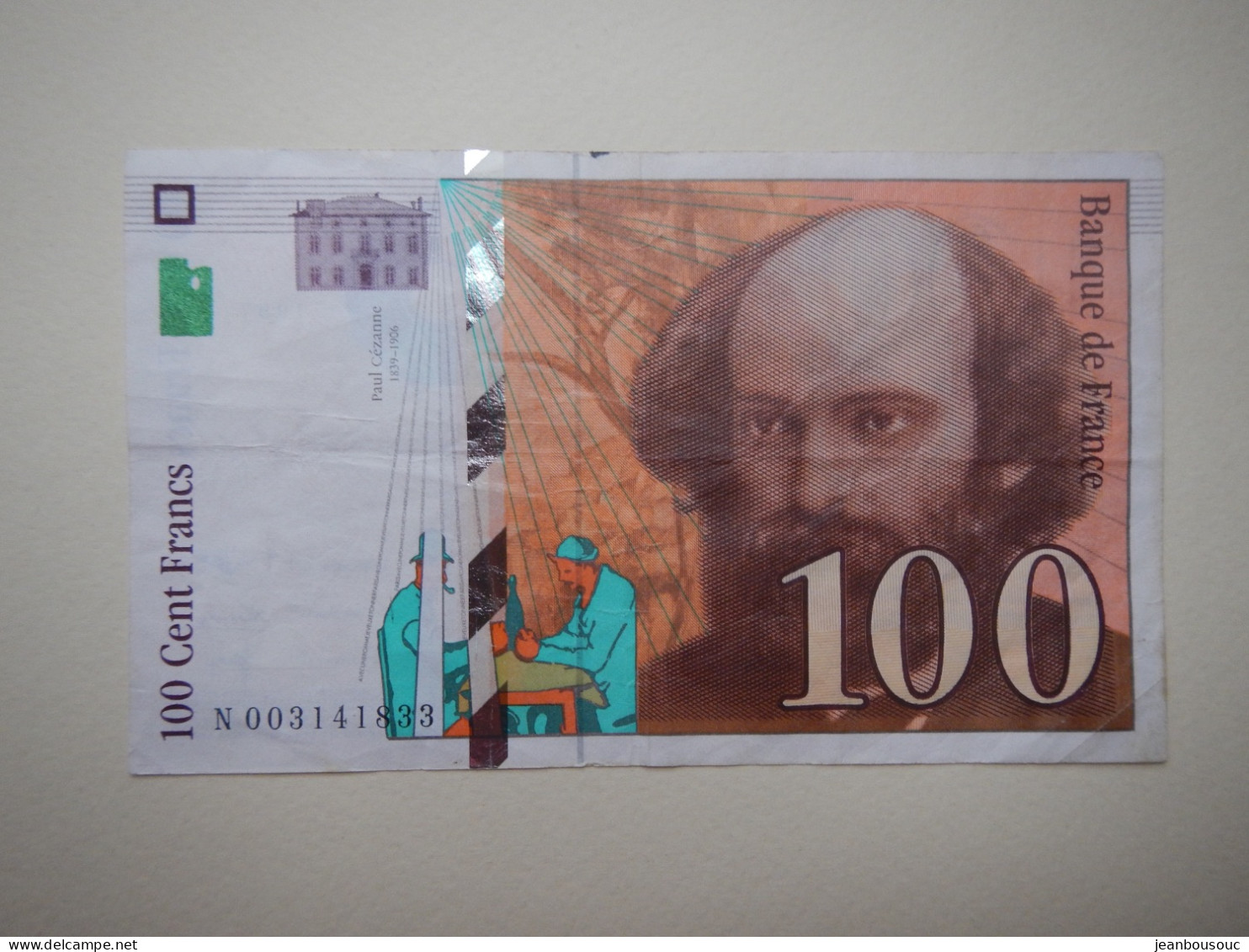 100 FRANCS PAUL CÉSANNE 1997 - 100 F 1997-1998 ''Cézanne''