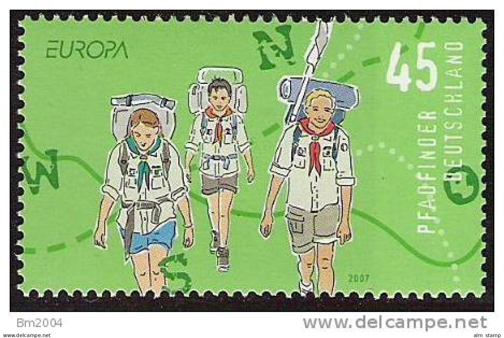 2007  Deutschland Germany Mi. 2600**MNH   Europa: Pfadfinder - 2007