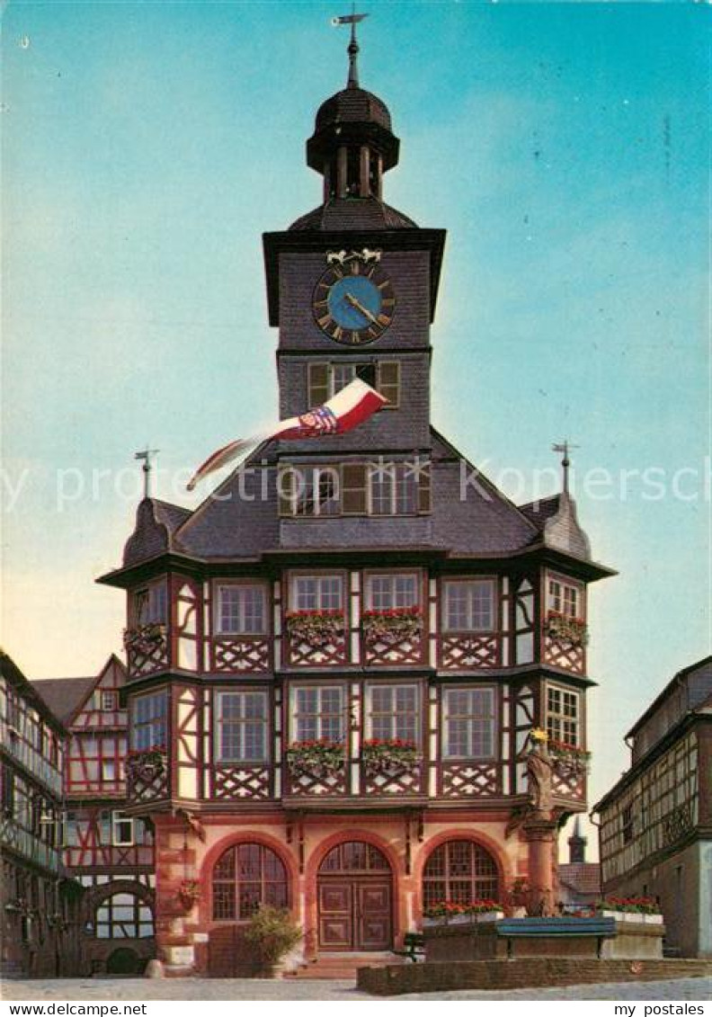 72933643 Heppenheim Bergstrasse Rathaus Mit Marienbrunnen Heppenheim (Bergstrass - Heppenheim