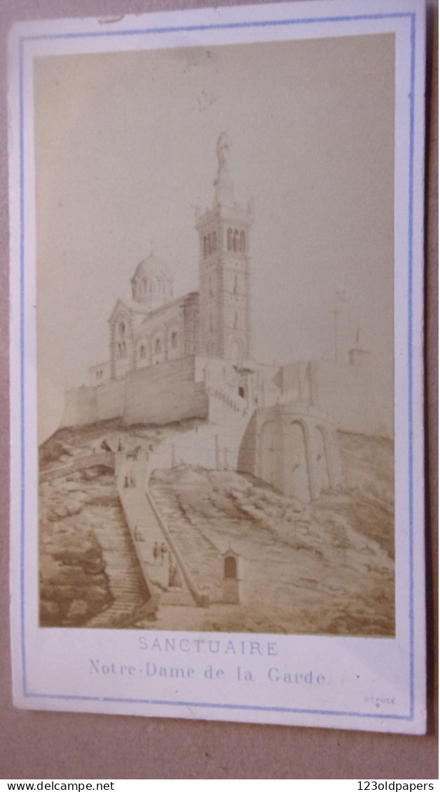 CDV  MARSEILLE SANCTUAIRE NOTRE DAME DE LA GARDE - Oud (voor 1900)