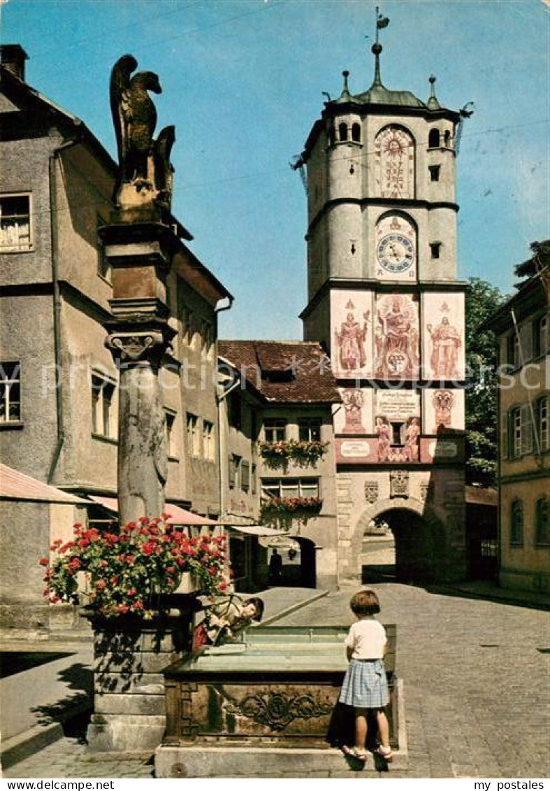 72933625 Wangen Allgaeu Herrenstrasse Mit Ravensburger Tor Wangen Im Allgaeu - Wangen I. Allg.