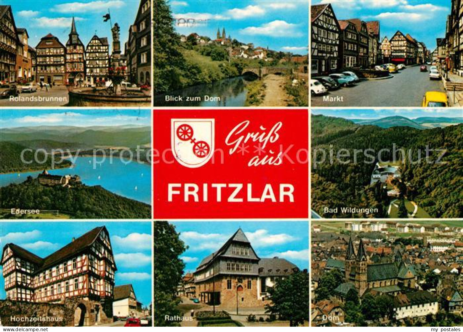 72933588 Fritzlar Rolandsbrunnen Dom Markt Edersee Bad Wildungen Hochzeitshaus R - Fritzlar