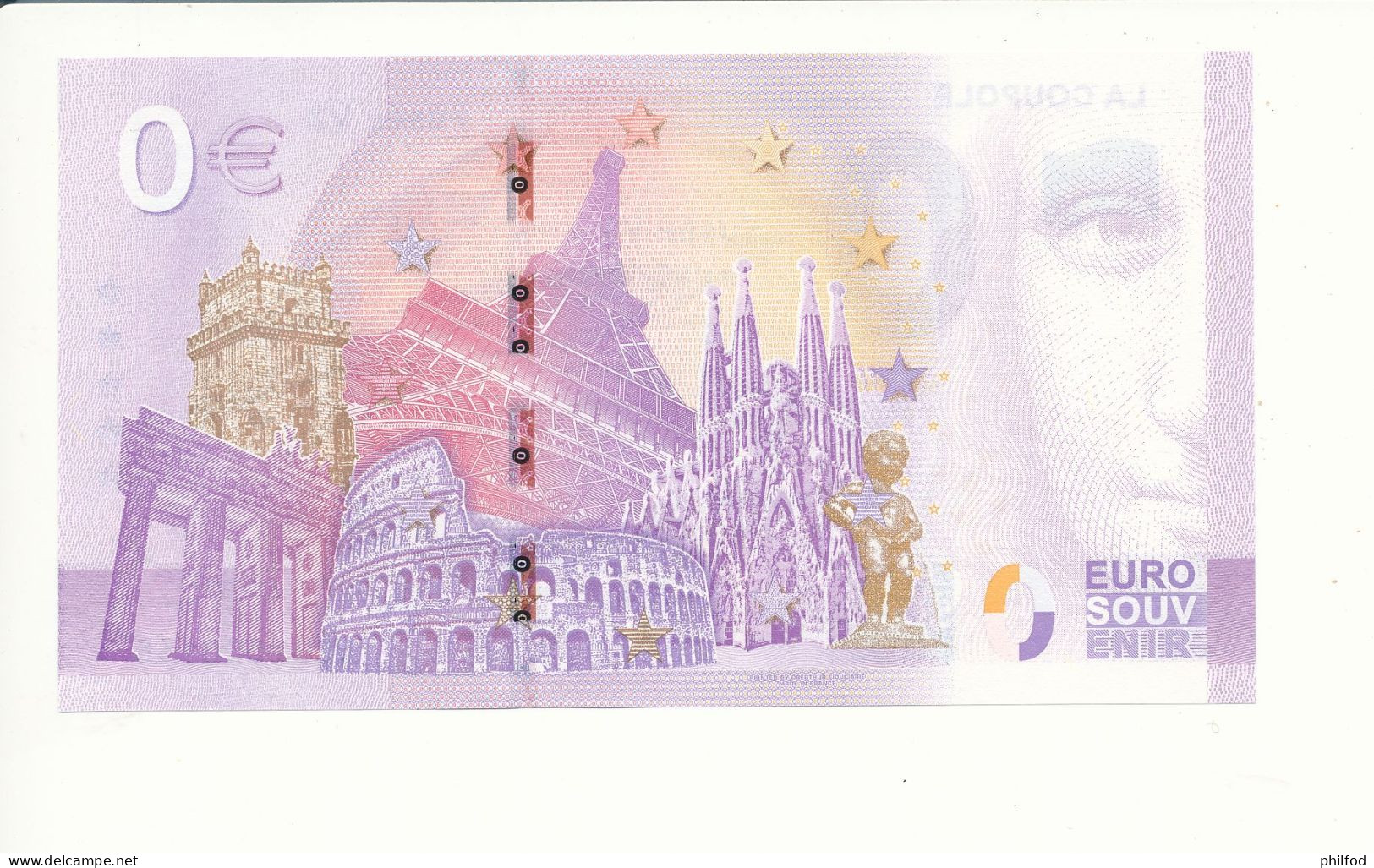 Billet Touristique 0 Euro - LA COUPOLE PLANÉTARIUM 3D - UEBZ - 2023-3 - N° 138 - Andere & Zonder Classificatie