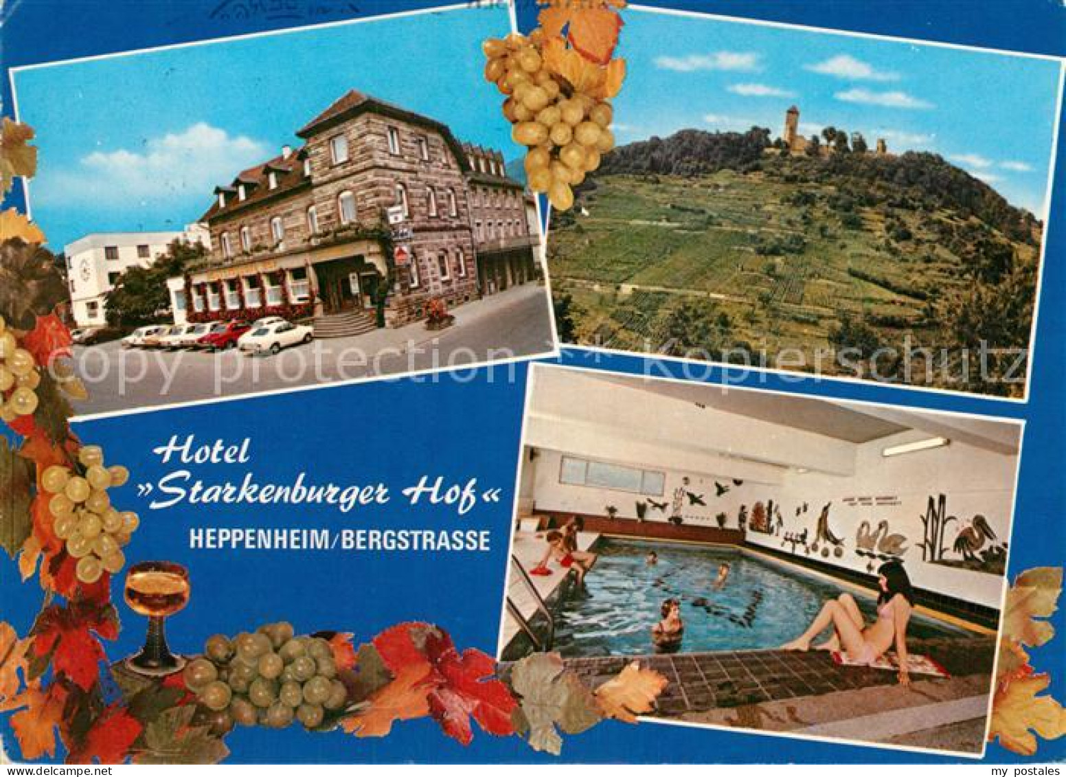 72932450 Heppenheim Bergstrasse Hotel Starkenburger Hof Hallenbad Panorama Heppe - Heppenheim