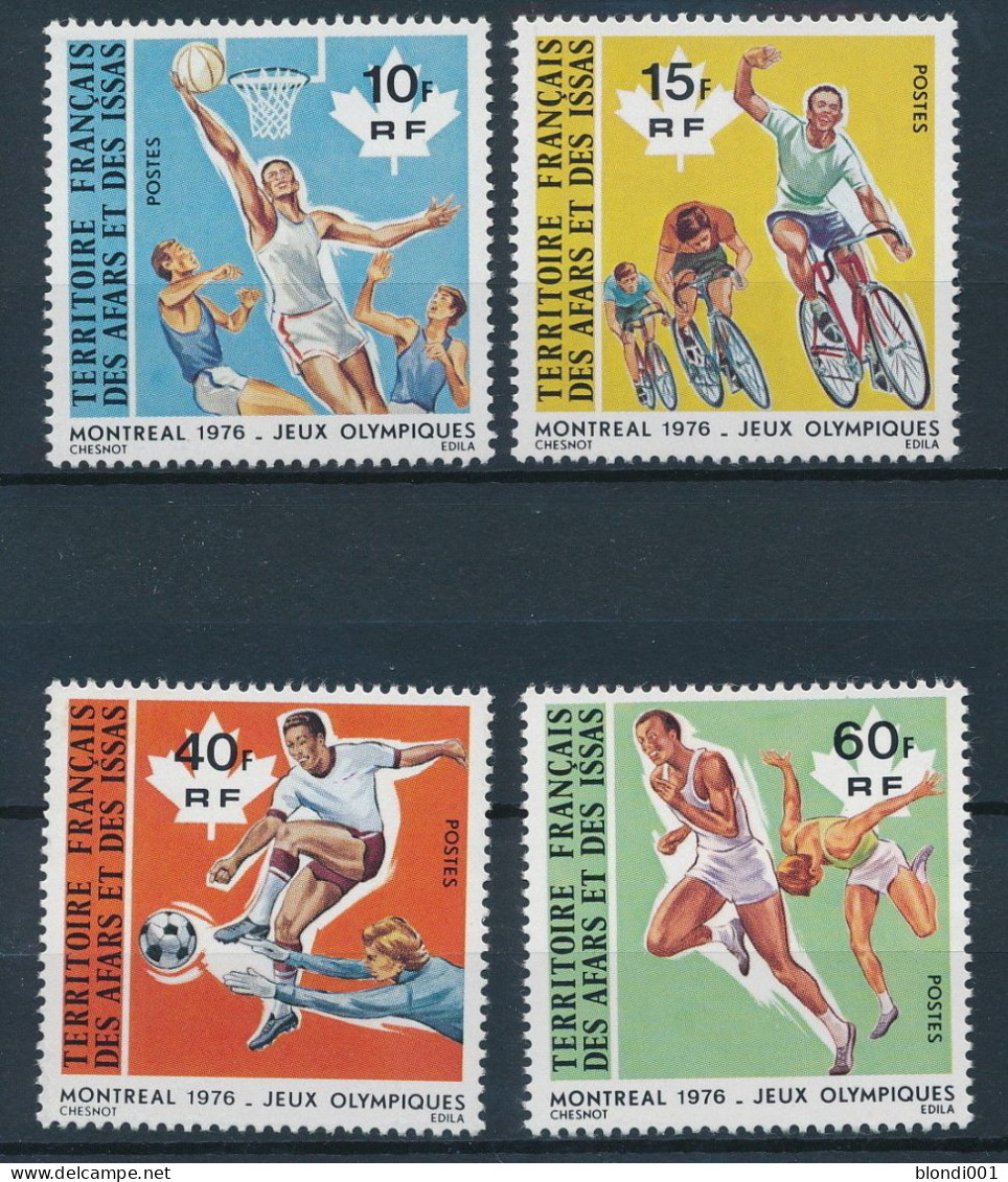 Olympics 1976 - Basketball - AFARS - Set MNH - Zomer 1976: Montreal