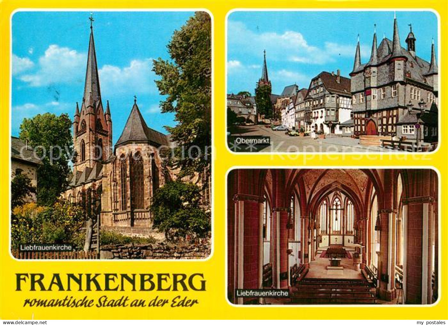 72932352 Frankenberg Eder Liebfrauenkirche Inneres Obermarkt  Frankenberg (Eder) - Frankenberg (Eder)