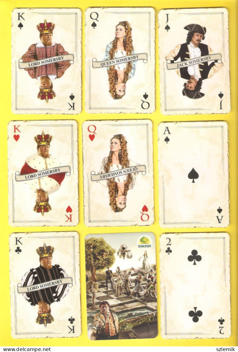 Playing Cards 52 + 2 Jokers.  SOMERSBY  Poland - 2013. - 54 Cartas