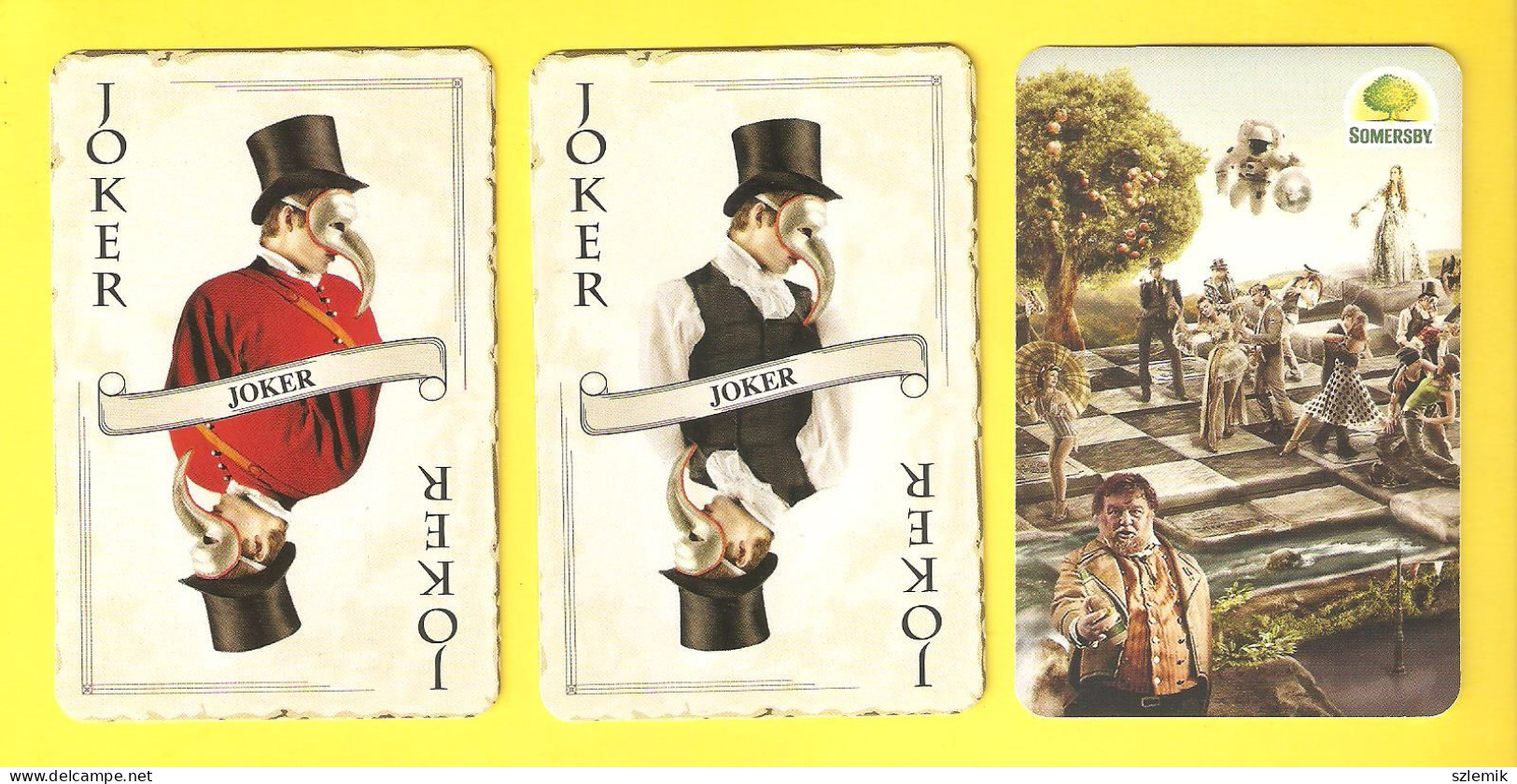 Playing Cards 52 + 2 Jokers.  SOMERSBY  Poland - 2013. - 54 Cartes