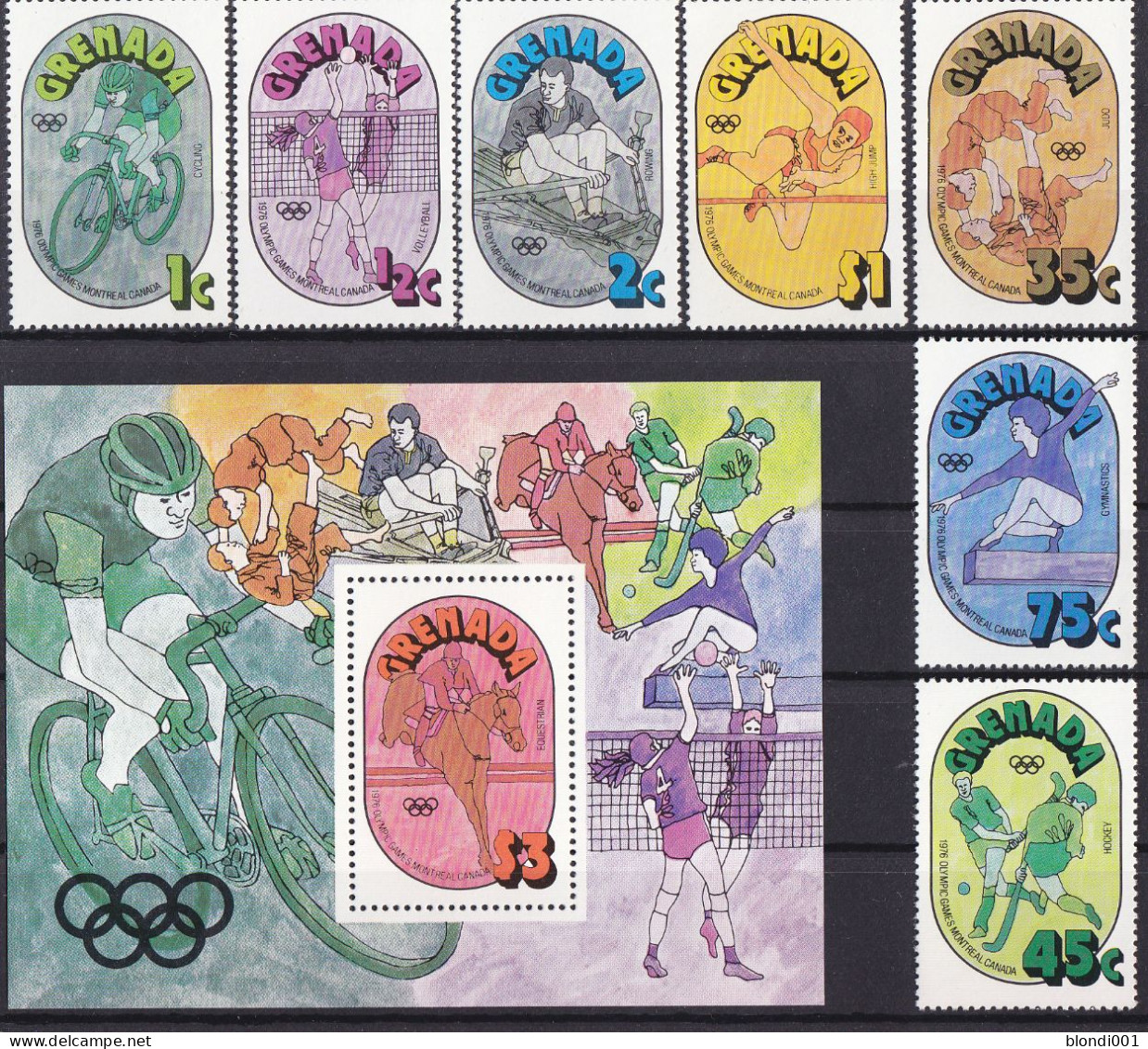 Olympics 1976 - Judo - GRENADA - S/S+Set MNH - Estate 1976: Montreal