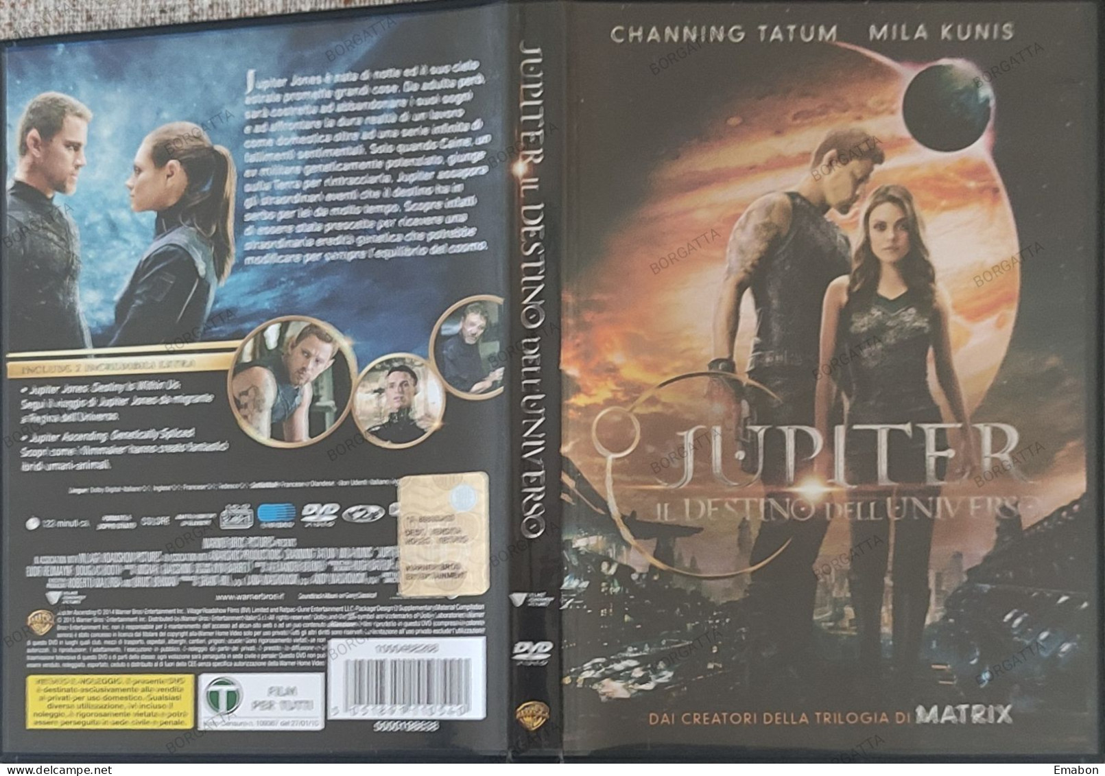 BORGATTA - FANTASCIENZA - Dvd JUPITER IL DESTINO DELL'UNIVERSO  -  - PAL 2 - WARNER 2015 - USATO In Buono Stato - Sci-Fi, Fantasy