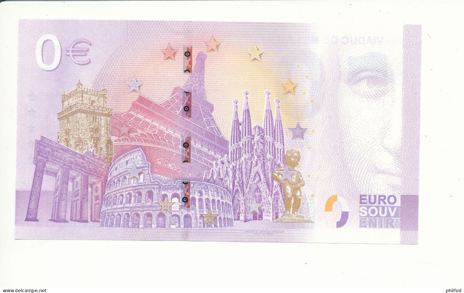 Billet Touristique 0 Euro - VIADUC DE MILLAU - UECQ - 2023-3 - N° 113 - Sonstige & Ohne Zuordnung